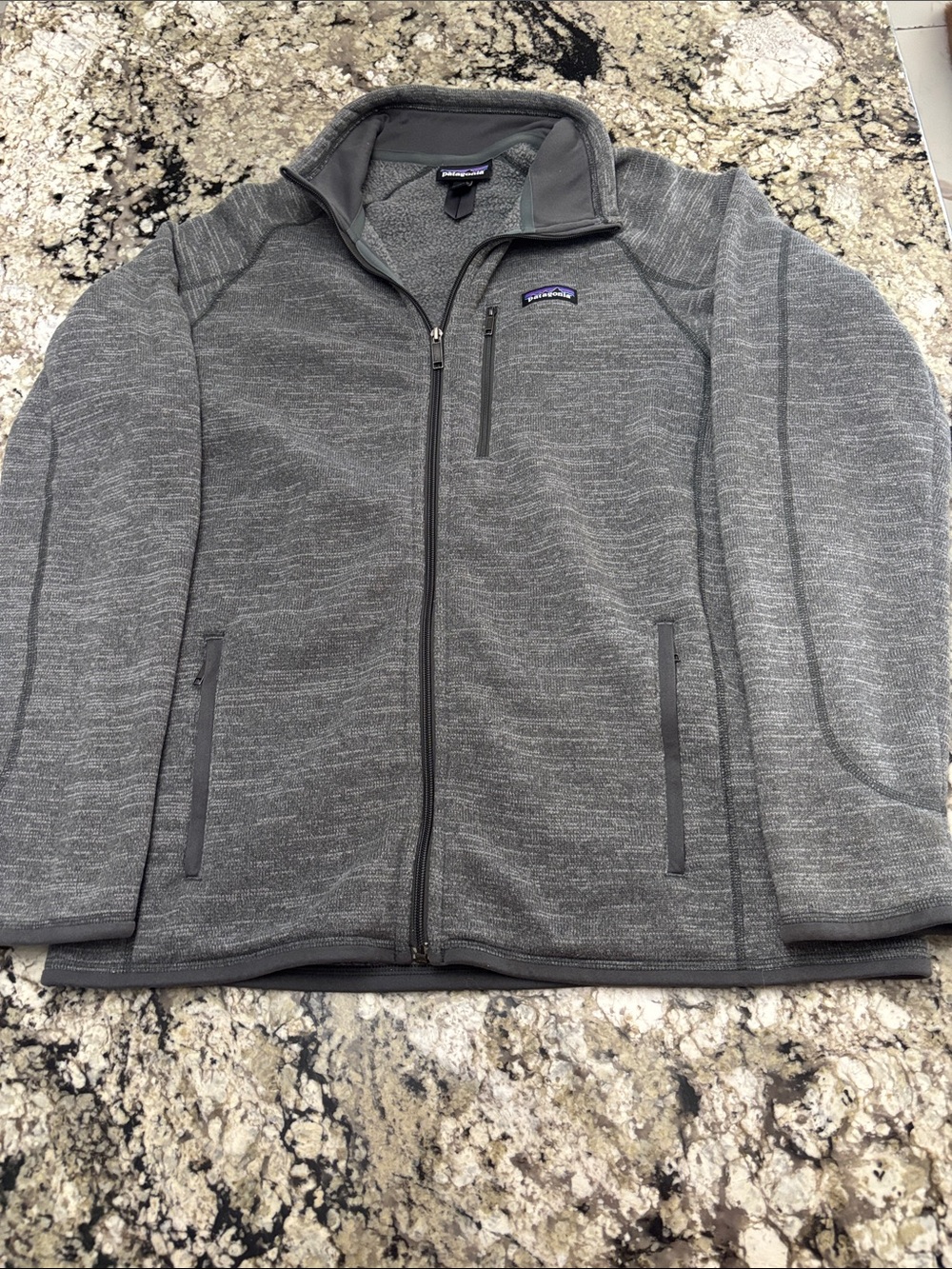 Patagonia Men's Heather Gray Full-Zip Jacket Size Large Style 51884